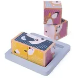 Cube puzzle, 6 months+, Happy animals, BigJigs