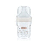 Glass feeding bottle Perfect Match, S, + 0 months, Rainbow, 120 ml, Nuk