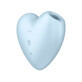 Stimulateur à succion du clitoris Satisfyer Cutie Heart Blue