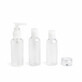 Dispenser da Viaggio per Liquidi 4 in 1 IDC Institute Travel Trasparente Set 4 Pezzi