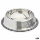 Ciotola per cani Mascow 311 Grigio Argentato Gomma Metallo 35 x 0,03 x 25 cm (24 Unità)