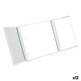 Specchio Tascabile Berilo YXL2150-CC01 Bianco ABS 1,5 x 9,5 x 11,5 cm Luce LED (12 Unità)