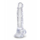 Realistic Dildo Pipedream King Cock Clear