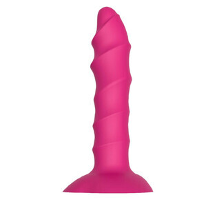 Dream Toys Essentials Twisted Pink Anal Plug (plug anal rose torsadé)