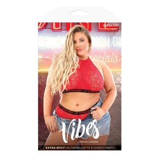 Underwear Set Fantasy Lingerie Red (Queen size) (Queen)