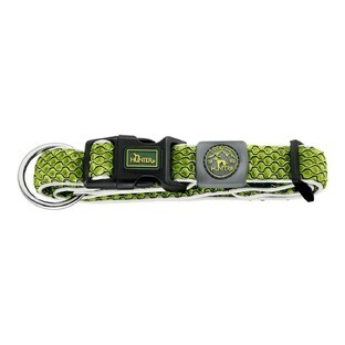 Hondenhalsband Hunter Plus Draad Maat XL Limoen (45-70 cm)