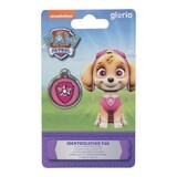 Plaque d'identification pour collier The Paw Patrol Skye Taille M
