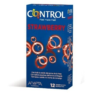 Condoms Control 43224 Strawberry (12 pcs)
