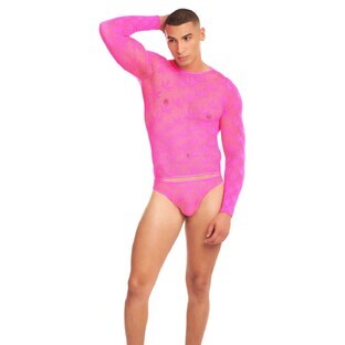 Unterwäsche Set Regenbogen Party Rosa S/M