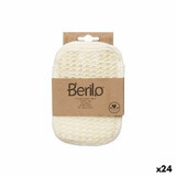 Spugna da Bagno Berilo B7083-5 Bianco Beige (24 Unità)