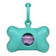 Dozator de Saci pentru Animale de Companie United Pets Bon Ton Nano Classic Câine Acvamarin Plastic reciclat (6 x 3 x 4 cm)