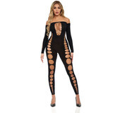 Bodystocking Rosa Rossetto Nero (Taglia unica)