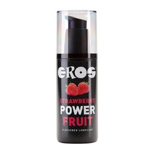 Glijmiddel op waterbasis Eros Aardbei 125 ml