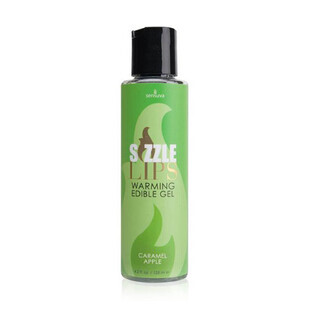 Sizzle Lips Caramel Caramel Apple Warming Edible Gel 125 ml Sensuva 7310 125 ml