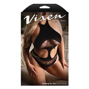 Leotard Fantasy Lingerie Black Queen size