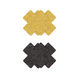 Nippelschild NS Novelties Schwarz Multicolour Golden