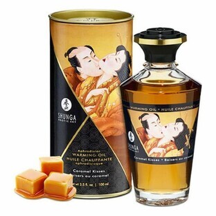Olio per massaggi erotici Shunga Caramel (100 ml)