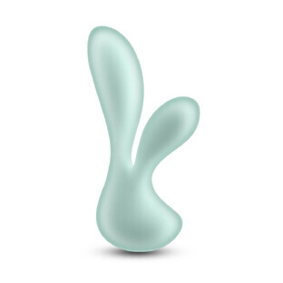 Vibe à double stimulation NS Novelties Pure Luna Green