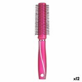 Spazzola Rotonda Berilo 354 Fucsia Silicone Plastica (12 Unità)