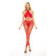 Ensemble de sous-vêtements rose rouge à lèvres (taille unique)