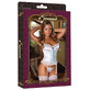 Corsetto esposto Blu Bianco (S)