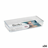 Mehrzweck-Organizer Berilo CH99113 Durchsichtig Kunststoff 15,5 x 5,5 x 34,5 cm Mehrzweck (36 Stück)