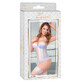 Corset Exposé Bleu Crème (L/XL)