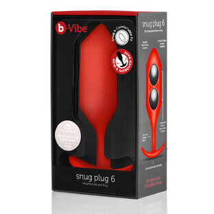 Anaalplug B-Vibe 6 Rood