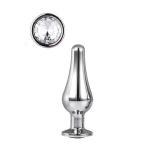 Anal Plug Dream Toys Gleaming Love Silber