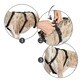 Harnais pour chien Hunter 48-70 cm Noir S/M