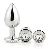 Bouchon anal Dream Toys Gleaming Love Silver