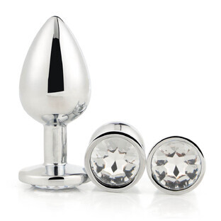 Anaalplug Dream Toys Gleaming Love Zilver