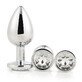 Bouchon anal Dream Toys Gleaming Love Silver