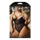 Leotard Fantasy Lingerie Schwarz Einheitsgröße