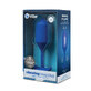 Analplug B-Vibe Vibrierend Blau