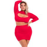 Unterwäsche-Set Rosa Lippenstift Rot (3XL/4XL)