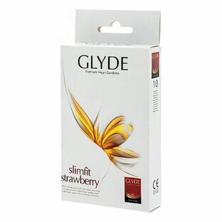Kondome Glyde Erdbeere 17 cm (10 Stück)