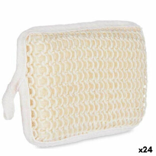 Lichaamsspons Beryl B7083-6 Wit Beige 11 x 16,5 x 3 cm (24 Eenheden)