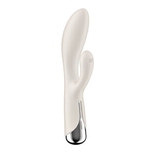 Dubbele stimulatie Vibe Satisfyer Spinning Rabbit 1 Wit