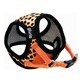 Hondentuigje Gloria Luipaard M 27-35 cm Oranje