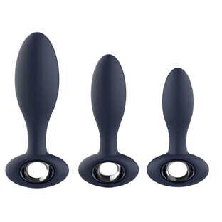 Plug anal Dream Toys STARTROOPERS Albastru 3 bucăți