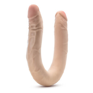 Penetrație dublă Stroker Blush Dr Skin Meat