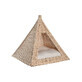 Pat pentru animale de companie DKD Home Decor Natural Ratan 45 x 45 x 45 cm
