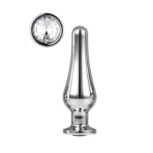 Bouchon anal Dream Toys Gleaming Love Silver