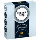 Préservatifs extra-fins Mister Size (53 mm)