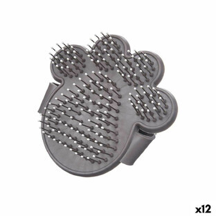 Hondenkam Mascow 336 Grijs 10,5 x 10 x 3 cm (12 Stuks)