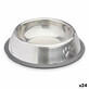 Dispozitiv de hrănire pentru câini Mascow 312 Gri Argintiu Gumă Metal 15 x 4 x 15 cm (24 Unități)