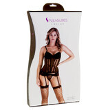 Set lenjerie S Pleasures Negru (Marime unica)