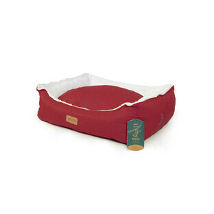 Lit pour chien Gloria Rouge 95 x 75 cm