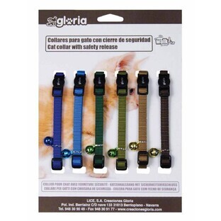 Guler de pisică Gloria Fashion Multicolor Neted 6 Unități